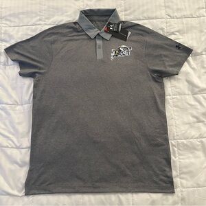 Under Armour Navy Midshipmen HeatGear Polo - Large | On-Field Edition|  NEW